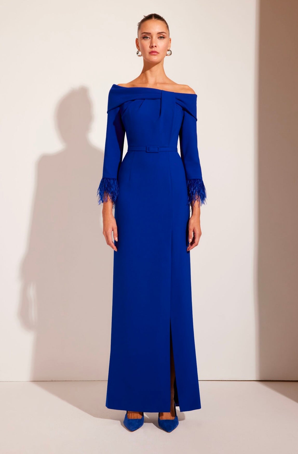 Vestido escote barco